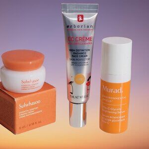 Facial Trio Sulwhasoo Erborian Murad Facial Cream Serum
